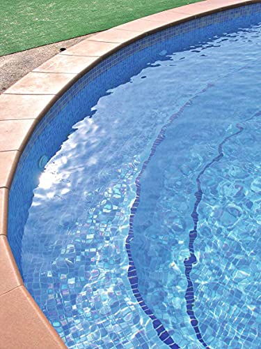 Mosaico Cristal Azul azulejo gresite piscina y ducha baño moderno 6