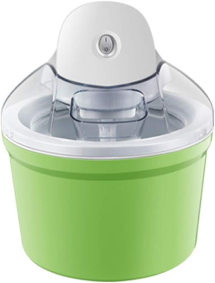 Small Automatic ice Cream Machine, Portable ice Cream Machine, ice Cream, Sorbet, Frozen Yogurt, Suitable for Home use, Suitable for Milk Tea Shops-Green, Orange Peng