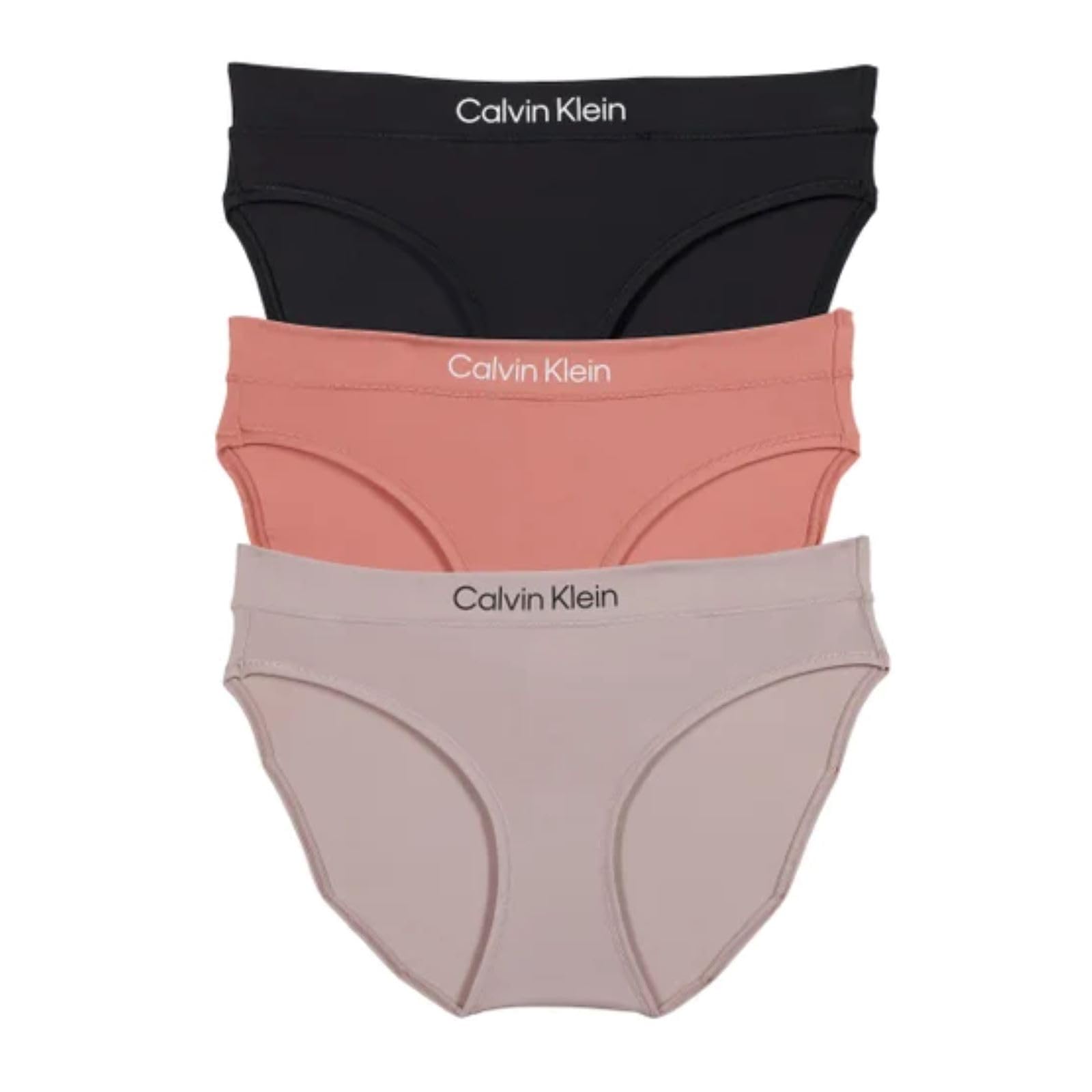 Calvin Klein Women’s Bikini Panties, Comfortable Fit, 3-Pack