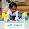 Infantino - Set de Juegos Apilables - Anillos y Cubos para Apilar - Juguetes Sensoriales Educativos - Multicolor - para bebés de 6 Meses a 4 años #4