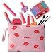 TOKIA Kids Makeup Kit for Girl, Washable Non-Toxic Little Girl Makeup Set with Cosmetic Bag