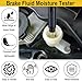 ecocstm Brake Fluid Tester, Brake Fluid Moisture Tester, Brake Fluid Liquid Tester Pen with 5 LED Indicators, Auto Brake Diagnostic Checker Tool for DOT3 DOT4 DOT5.1 Brake Fluid