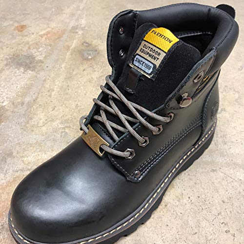 Image of 3 Pairs Heavy Duty Round Boot Laces Shoelaces for Hiking Walking Construction Safety Work Boots Shoes