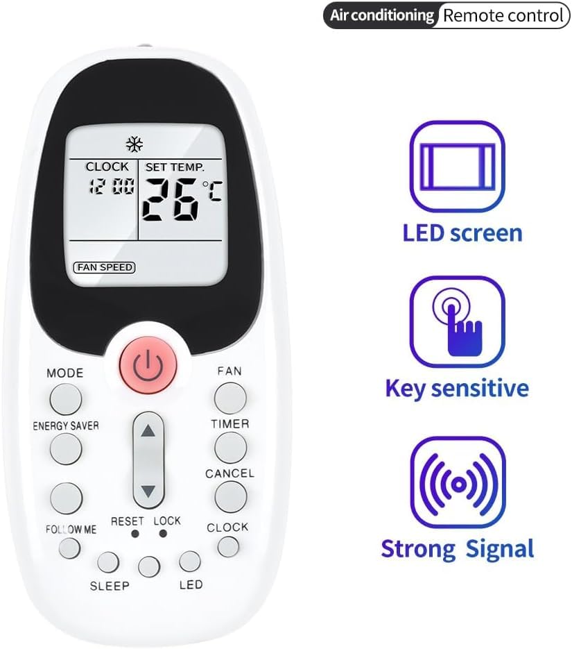 Télécommande R09B/BGE perdue ? Remplacez votre contrôle Midea cassé