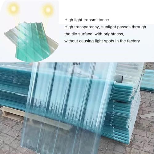 Paneles de techo corrugados transparentes: iluminación diurna duradera contra lluvia y polvo 6