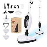 REECOO Steam Mop with Attachments,20s Rapid Heating,Lightweight Floor Steamer...