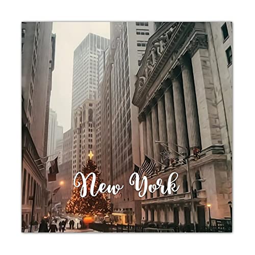 Panneau en bois New York nostalgique | Évocation de vos plus beaux voyages aux USA