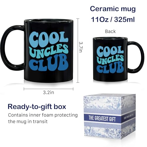 Taza de cerámica negra 11 oz para café miniatura 2