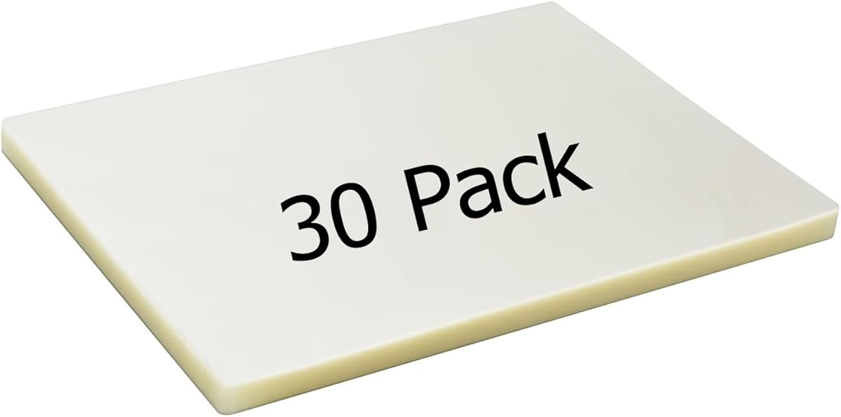 5 Mil Thermal Laminating Sheets 30 Packs, 9” x 11.5” Clear Laminating Pouches Holds 8.5 x 11 Inch Sheet Lamination Plastic Paper for Laminator, School Office Supplies Laminate