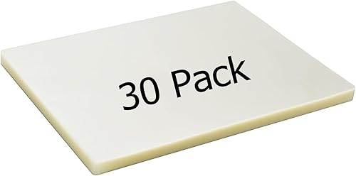 5 Mil Thermal Laminating Sheets 30 Packs, 9” x 11.5” Clear Laminating Pouches Holds 8.5 x 11 Inch Sheet Lamination Plastic Paper for Laminator de PAPRMA