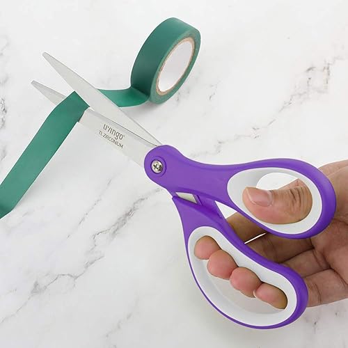 Miniatura 6 de LIVINGO 3 paquetes de tijeras antiadherentes de titanio