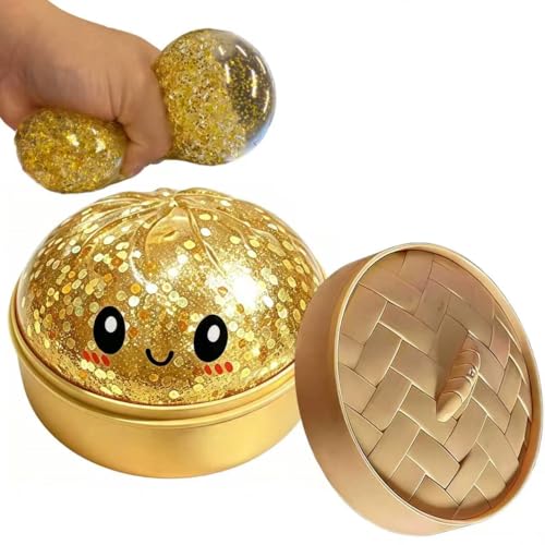 Boîte mystère à paillettes dorées pour loisirs créatifs adultes et customisation ado
