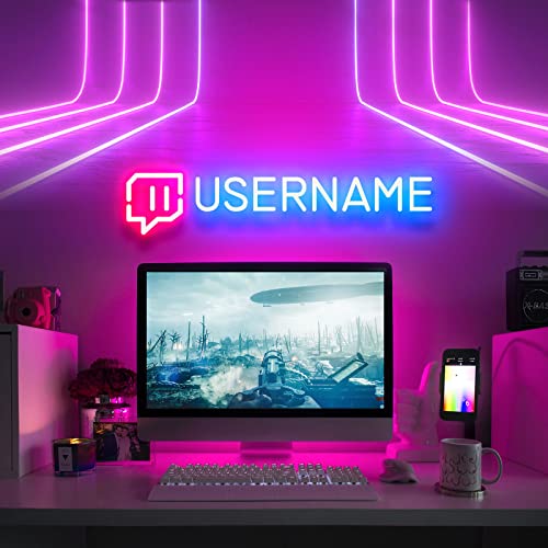 Image of Custom Neon Sign, Custom LED Neon Sign Customizable for Wedding Bar Salon Beauty Business Light Up Name Sign, Personalized Neon Light Suitable for Events Birthday Gifts Decorations