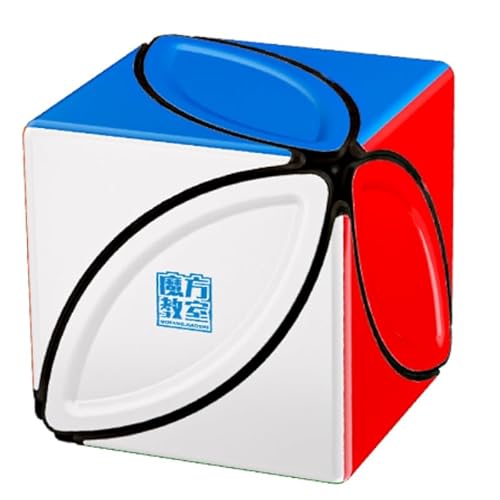 Bukefuno MoYu MFJS Magic Speed Cube Maple Leaf Shape Stickerless for Classroom (Standard Version)