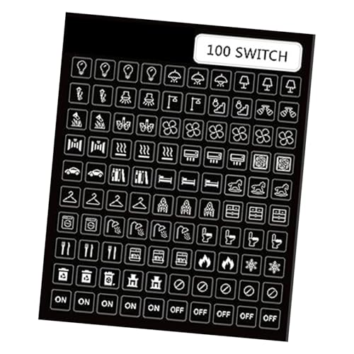 Switchs Panel Labels Light Switchs Label Sticker Home,School Business Adhesive Switches Panels Label Decal Light Switchs Plate S