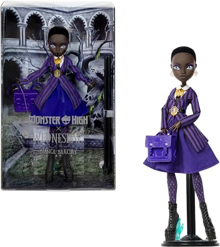 Monster High Koleksiyon Wednesday Bianca Bebek JDR71 - Görsel 1