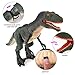 Liberty Imports Dino Planet Remote Control R/C Walking Dinosaur Toy with Shaking Head, Light Up Eyes & Sounds (Velociraptor)