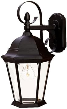 Acclaim 5412BK New Orleans Collection 1-Light Wall Mount Outdoor Light Fixture, Matte Black