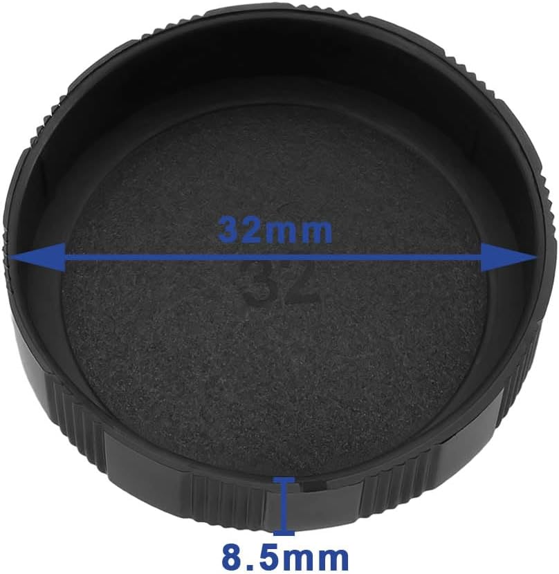 4Pcs 32MM Inner Diameter Lens Caps Lens Covers Binocular Objective Lens Cover for Binoculars Telescopes Monocular and Optical Accessory
