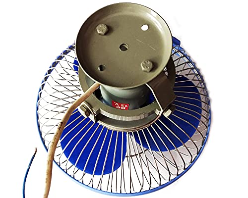 Image of WolkomHome 12 Volt 8 Inch Portable Electric Fan for Car, Truck, Home, Kitchen, Office with 360 Degree Adjustment