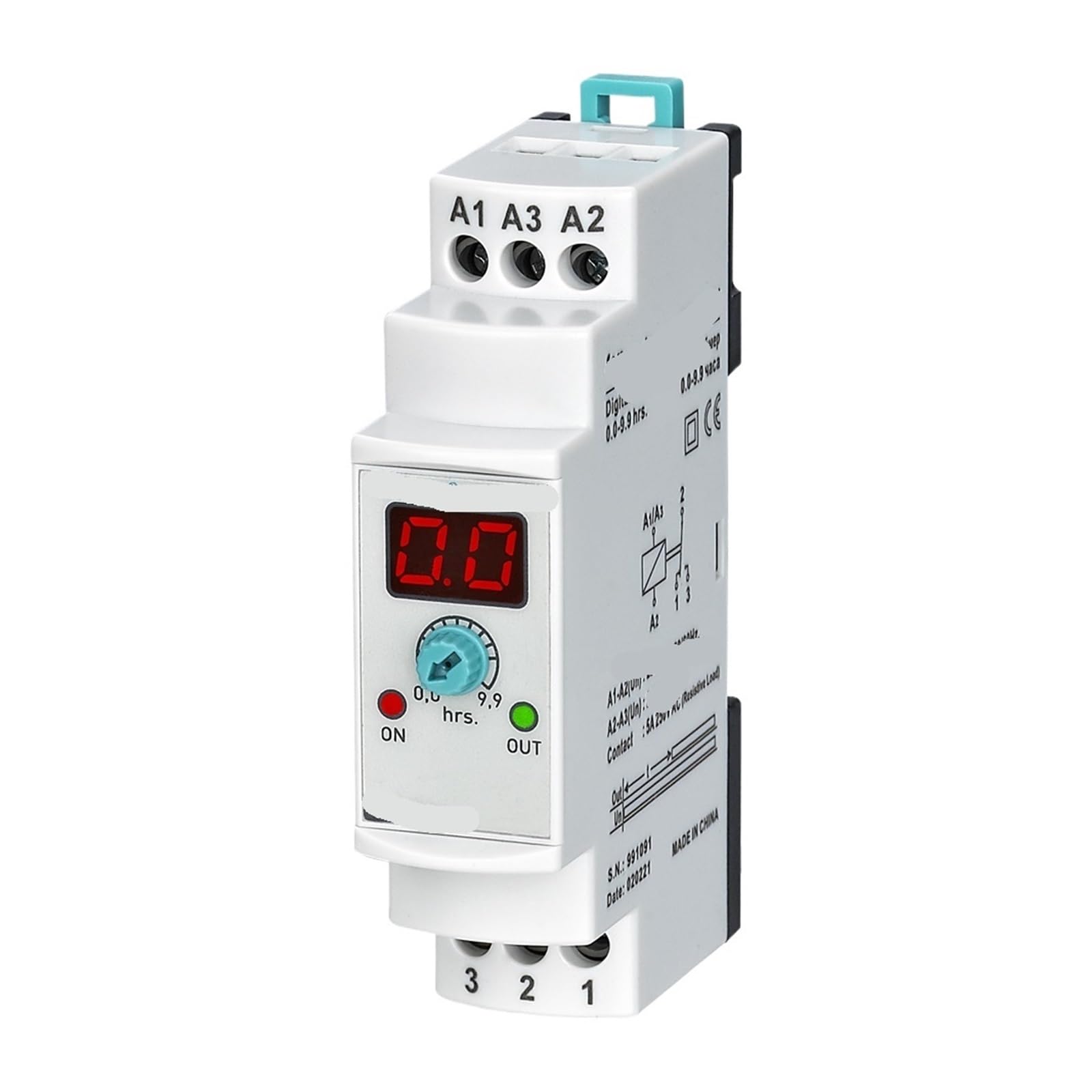 Relè temporizzato digitale DRV-XX(220VAC)