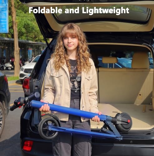 Image of Caroma Electric Scooters - Electric Scooter for Adults, 450W Peak Motor, 16 Max MPH, 15-21 Miles Range, Lightweight Foldable E-Scooter
