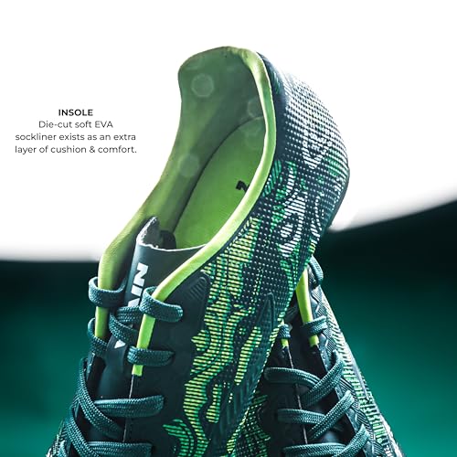 Image of Nivia Safari Football Stud for Men, PU Synthetic Leather Upper, TPU Sole, Die-Cut EVA Sockliner, Ideal for Hard & Grassy Surfaces