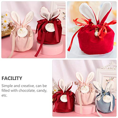 Cabilock Sacos de presente com cordão, bolsas de doces para joias, lembrancinhas de festa de casamen