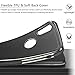 LOHASIC for iPhone X Case/Xs Case, Slim Leather Luxury PU Soft Flexible Hybrid Bumper Non-Slip Grip Shockproof Anti-Scratch Full Body Protective Cover Cases for iPhone X 10 XS 5.8 inch - Black