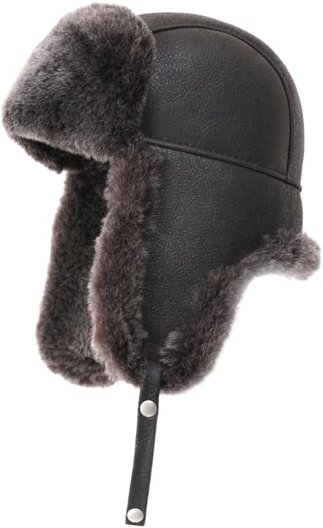 Ushanka Aviator Trapper Leather Hat