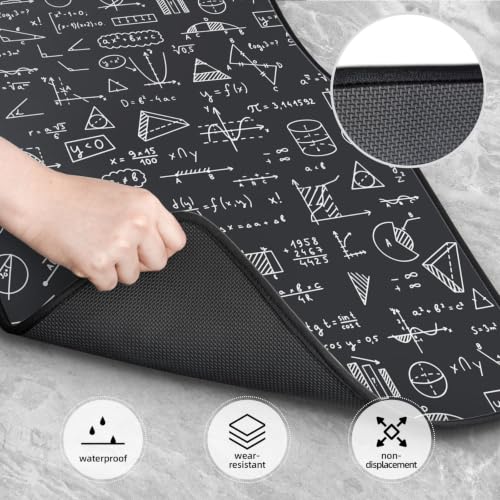 Alfombrillas de coche para profesores de matemáticas, juego de 4 piezas en neopreno 4