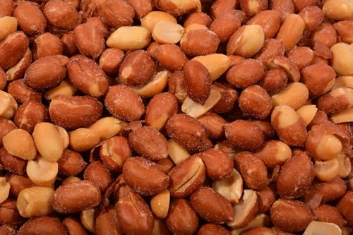 Image of NutroHive Roasted & Salted Spanish Peanuts with Red Skin - Crunchy, Protein Snack (2 Pound)