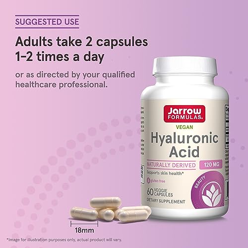 Jarrow Hyaluronic Acid 120 mg, Dietary Supplement, 60 Capsules - image 7