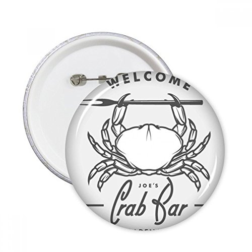 Badge Crabe Marine Organism XXL une idée de cadeau original pour passionné de l'océan