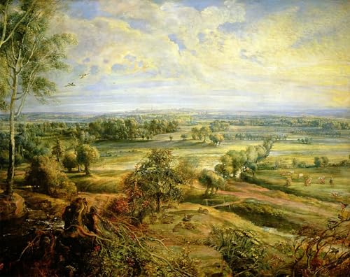 Toile Rubens paysage d'automne classique déco chambre 60x90cm