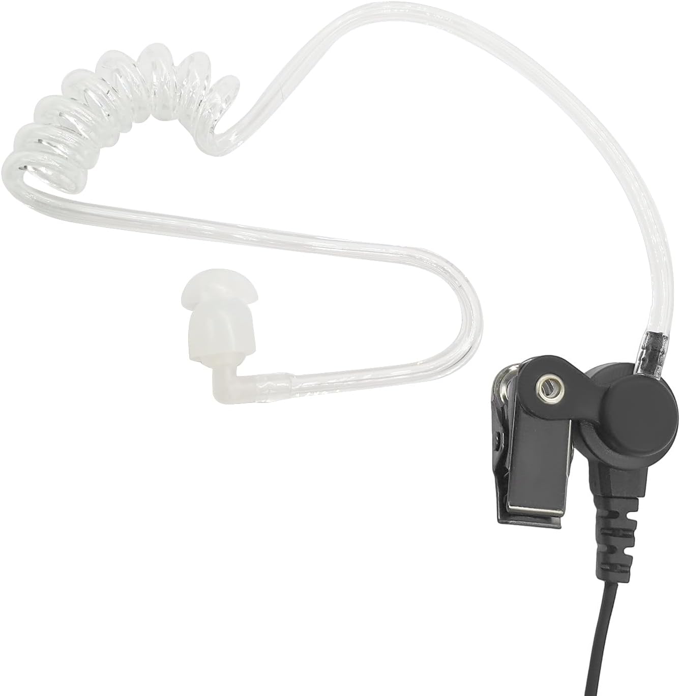 Walkie Talkie Earpiece Ptt Mic Headset Earphone Ear Piece Headphone Compatible for Midland 2 Pin Radios gxt x-tra Xtra Talker gmrs GTX 1000 1000g 1050 gxt1000vp4(10Pack) (G-Shaped Style)