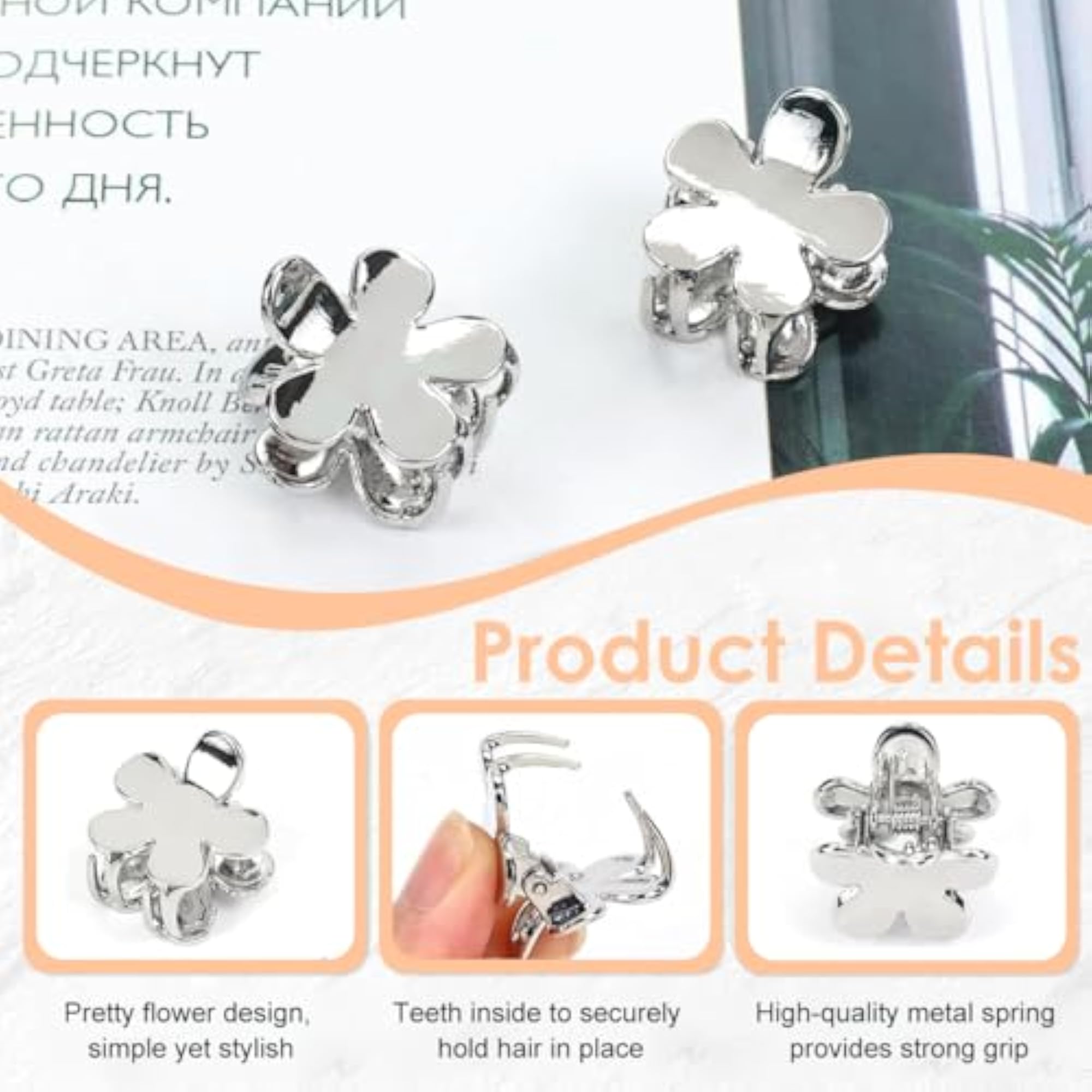 16 Pcs Y2K Claw Clips, Assorted Designs for Hair