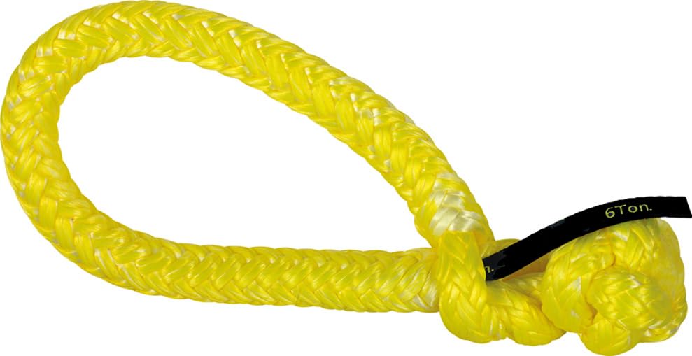 Dyneema - Grillo in Dyneema Dyneema, diametro giallo, 6.000 daN, carico di lavoro sicuro 3.000 daN