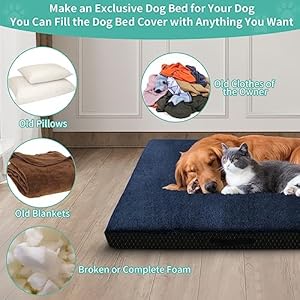Dog-Bed-Covers-Replacement-Washable-44Lx32Wx4H-Inch-Waterproof-Dog-Bed-Covers-Soft-Plush-Replacement-with-ZipperRemovable-Cover-Anti-Slip-Bottom-for-DogCat-Cover-Only - Cucciolini Doodles   Dog-Bed-Covers-Replacement-Washable-44Lx32Wx4H-Inch-Waterproof-Dog-Bed-Covers-Soft-Plush-Replacement-with-ZipperRemovable-Cover-Anti-Slip-Bottom-for-DogCat-Cover-Only