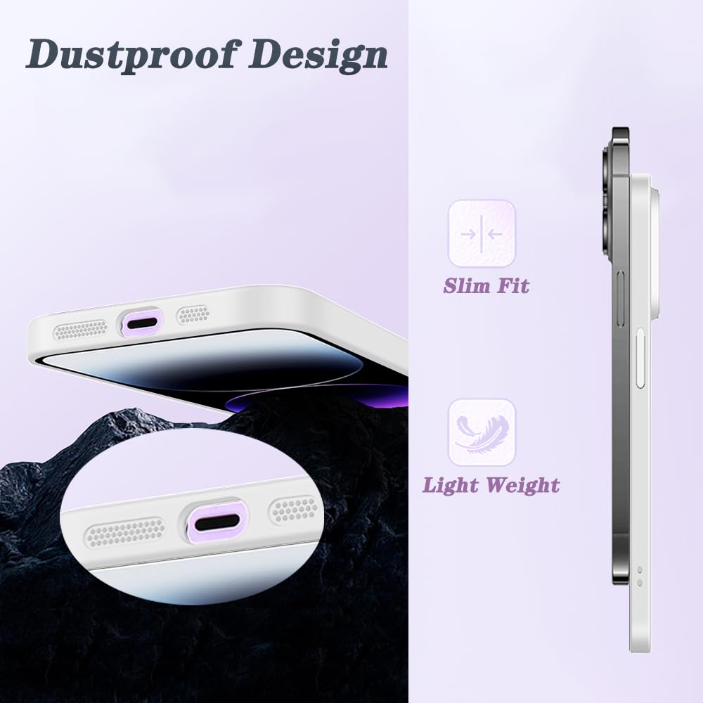 Custodia magnetica opaca con pellicola per lenti per iPhone 12-17 Pro