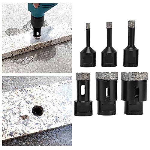 Juego de Sierras Perforadoras, Herramientas Manuales, Kit de Sierras Perforadoras 6 en 1, Taladro de Núcleo Hueco para Azulejos de Diamante, Herramientas Manuales para M14 de - imagen 5