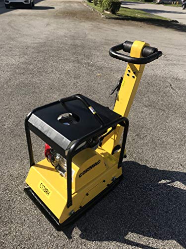 CORMAC C135RH Hydraulic Reversible plate compactor, gasoline engine GX160 @ 5.5 Hp, weight: 320 Lb