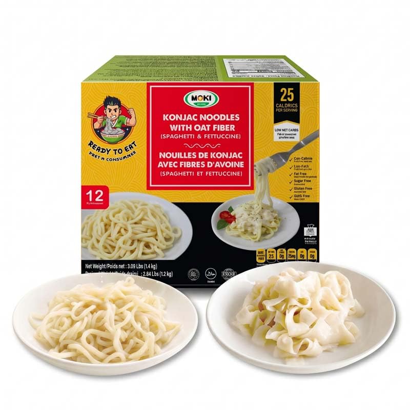 ‌MOKI Konjac & Oat Fiber Pasta Bundle - 12 Pack Low Carb Ket...