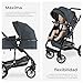 Imagen de tectake® Cochecito Bebé Combinado 2 en 1