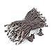 Novelty Lights 50 Feet 100 Bulbs Traditional Incandescent Mini Lights, Clear on Brown Wire with 6