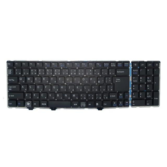Laptop Keyboard for Sony VGN-AW VGN-AW92JS VGN-AW92YS VGN-AW93FS VGN-AW93GS VGN-AW93HS VGN-AW80NS VGN-AW83FS VGN-AW92DS Japanese JP JA Black Without