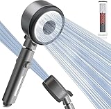 Magichome Hard Water Filter Shower Head with 6 Spray Modes, 360° Swivel Head &...