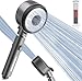 Magichome Hard Water Filter Shower Head with 6 Spray Modes, 360° Swivel Head & On/Off Pause Button, Removes Chlorine & Impurities for Skin & Hair Care