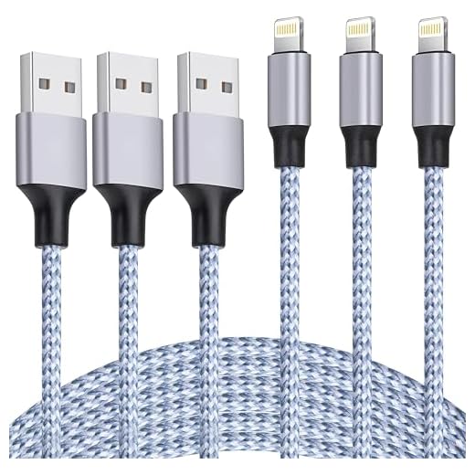 iPhone Charger, DAZHWA 3pack 6ft Phone charger Nylon Braided Lightning Cable Cell Phone Charger Cable Cord USB Cable Compatible iPhone 12 11 Pro Max XS XR X 8 7 6S 6 Plus 5 More