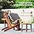 Outsunny Wooden Adirondack Chair, Outdoor Patio Lawn Chair with Cup Holder, Weather Resistant Lawn Furniture, Classic Lounge for Deck, Garden, Backyard, Fire Pit, Brown